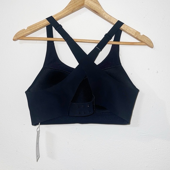 Gymshark cross back black womens adjustable strap sports bra new - Picture 6 of 12